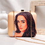 Personalized Portrait Caricature Clutch