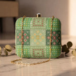 Royal Threadwork Embroidery Clutch