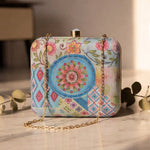 Royal Threadwork Embroidery Clutch