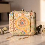 Royal Threadwork Embroidery Clutch