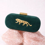 Sabyasachi Inspired Suede Clutch