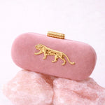 Sabyasachi Inspired Suede Clutch