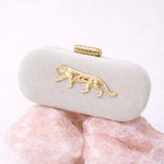 Sabyasachi Inspired Suede Clutch