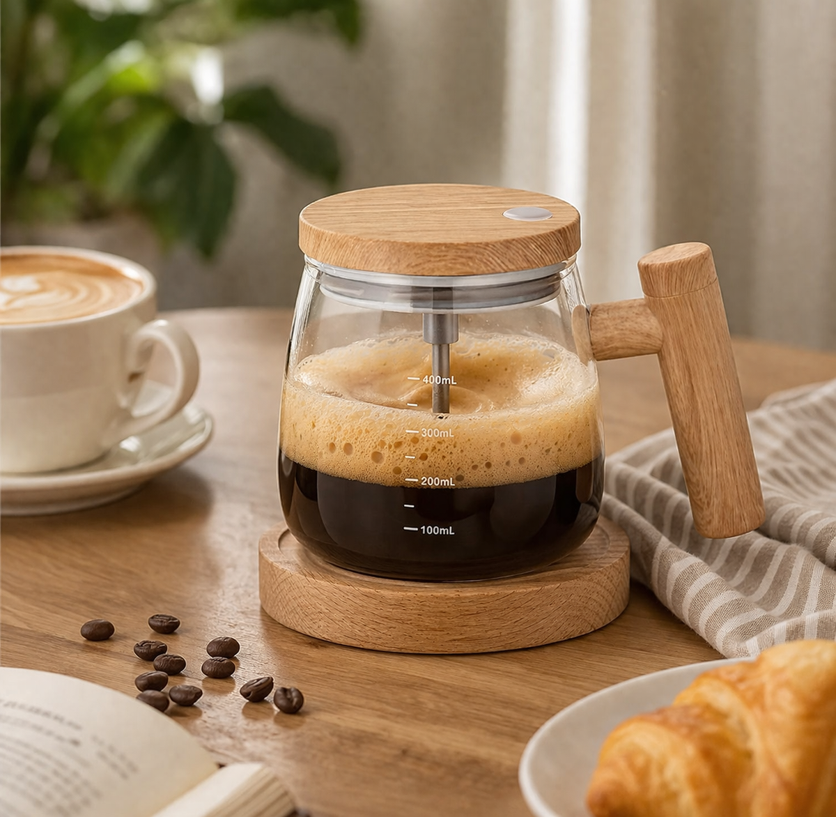 Self Stirring Mixing Mug