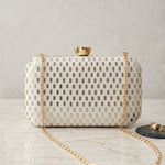 Sequins Mirror Embroidery Clutch