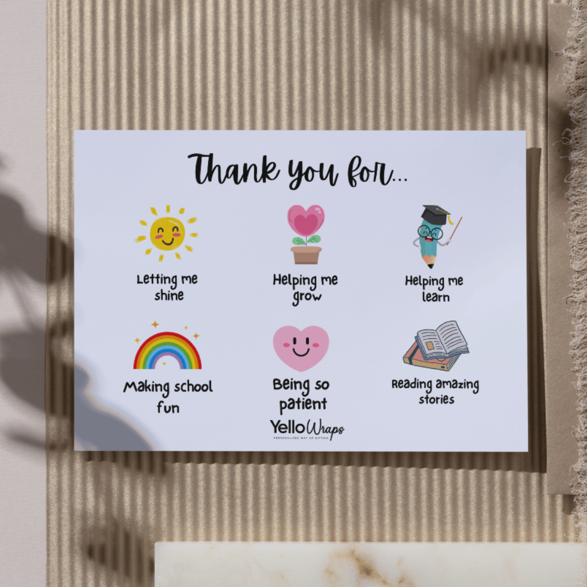 Teacher Card