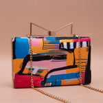 Tropical Muse Abstract Clutch
