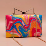Tropical Muse Abstract Clutch