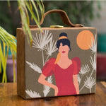 Glam Suitcase Style Clutch