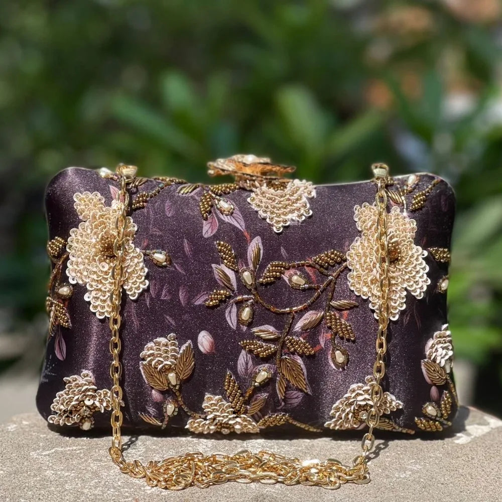 Velvet Flora Highlight Clutch