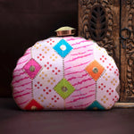 Vivid Mosaic DShape Clutch