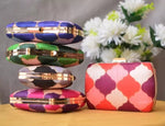 Colorful Zari Print Clutch