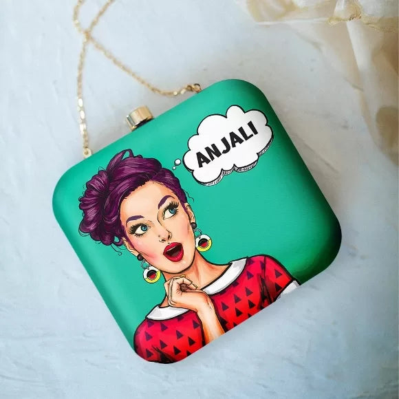 Customized Pop Art Clutches