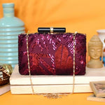 Scarlet Sequence Party Clutch