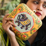 Elephant Themed Printed Clutch