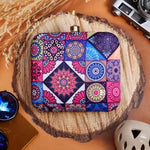 Mandala Pattern Printed Clutch