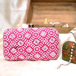 Embroidery Rectangular Clutch