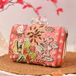 ROSA PINK Embroidery Highlight Clutch