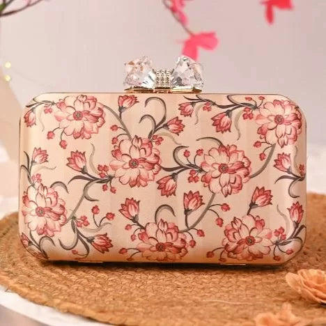 Blossom Embroidery Highlight Clutch