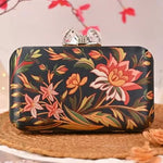 Floral Embroidery Highlight Clutch