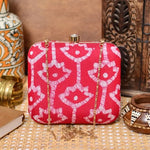Batik Cotton Printed Box Clutch