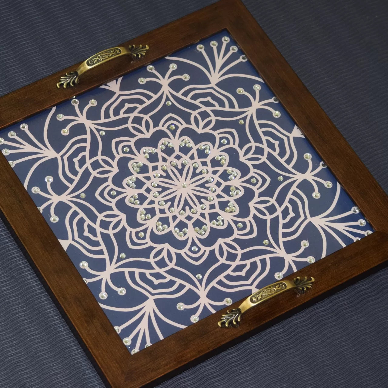 Floral Tray and Coasters