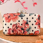 Pale Pink Embroidery Highlight Clutch