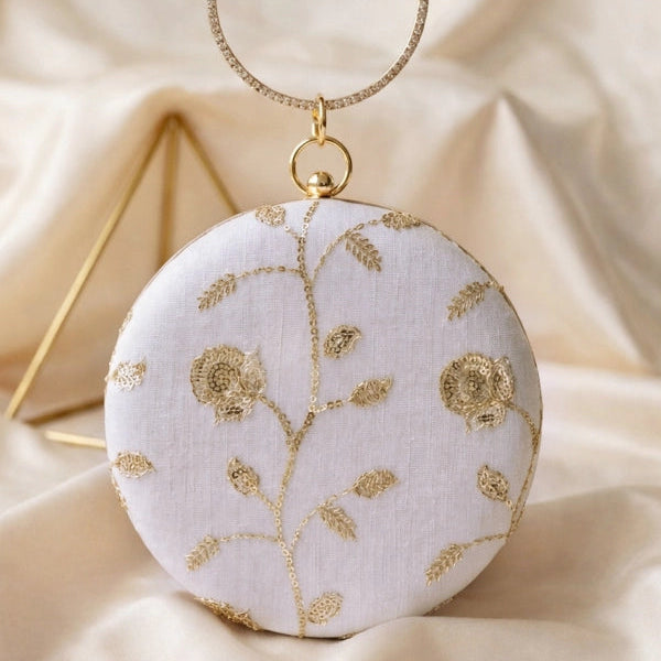 Ethnic Floral Bangle Clutch