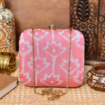 Batik Cotton Printed Box Clutch