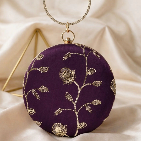 Ethnic Floral Bangle Clutch