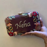 Customized Embroidery Clutch