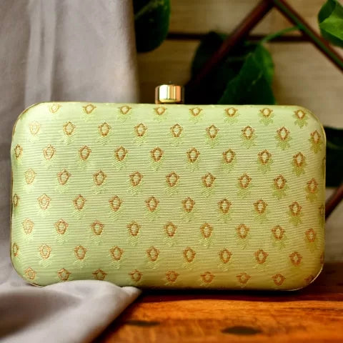 Brocade Rectangular Clutch