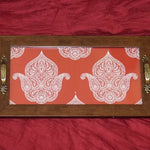 Flower Mandala Tray Coaster Set