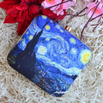 Starry Night Printed Clutch