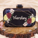 Name Embroidery Clutch