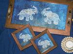 Royal Elephants Tray Coaster set