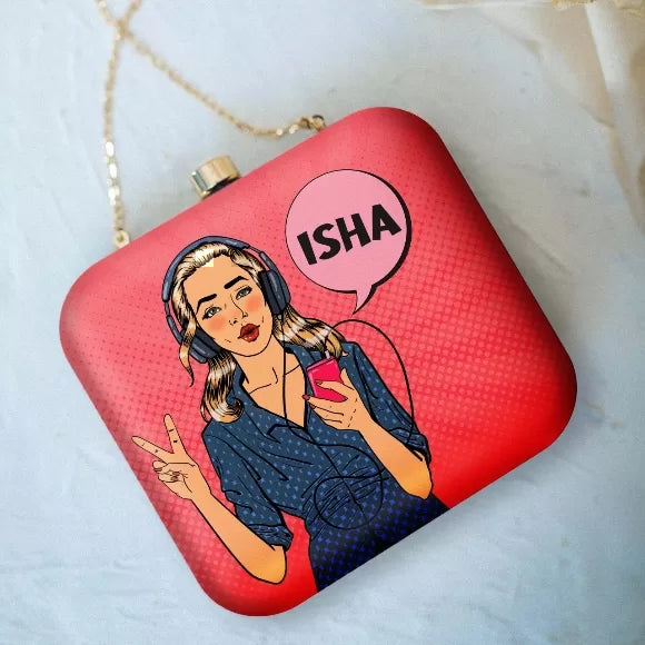 Customized Pop Art Clutches
