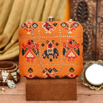 Pochampally Cotton Printed Clutch Bag
