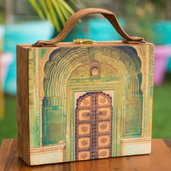 Jaipur Themed Suitcase Style Clutch