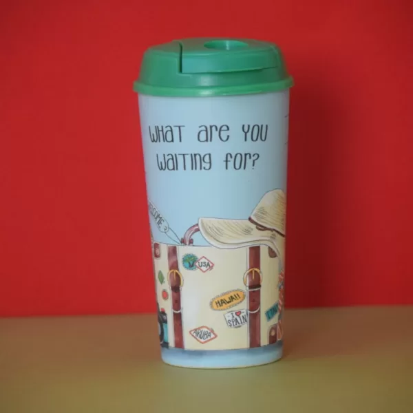 Wanderlust Travel Sipper Mug