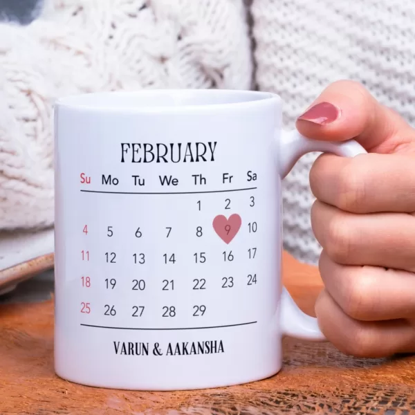 Personalized Date Mug