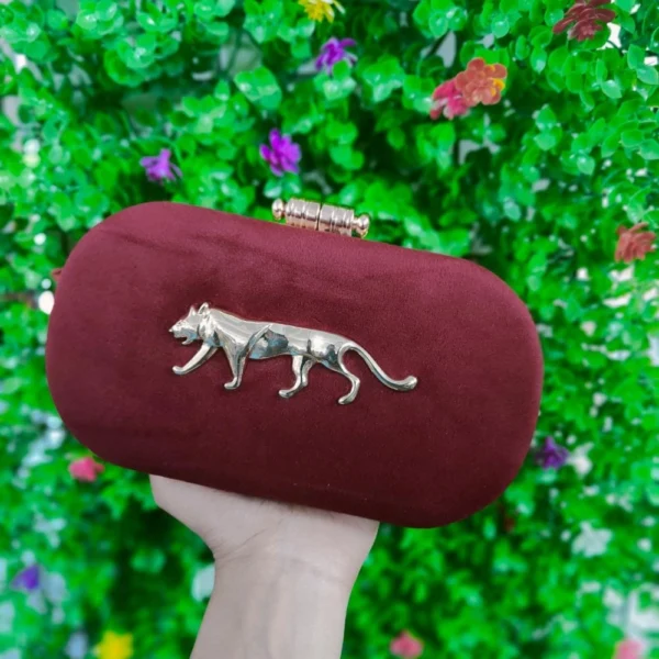 The Legacy Clutch Maroon