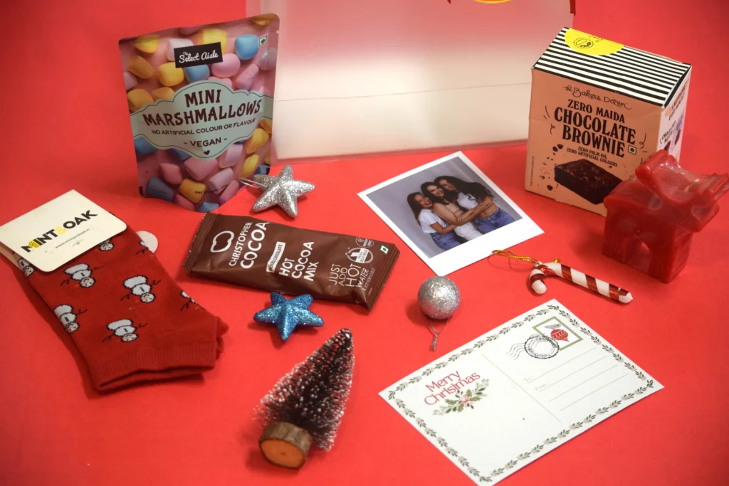 Holiday Warmth hamper inside for christmas gifting