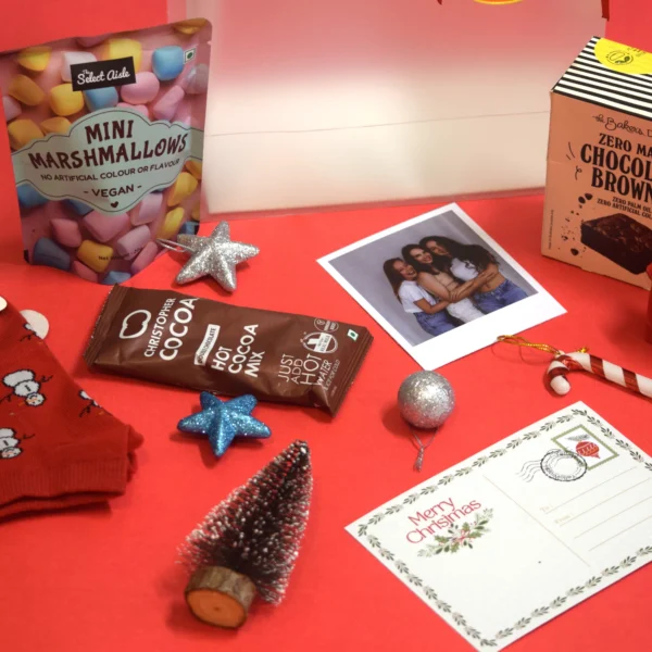 Holiday Warmth hamper inside for christmas gifting