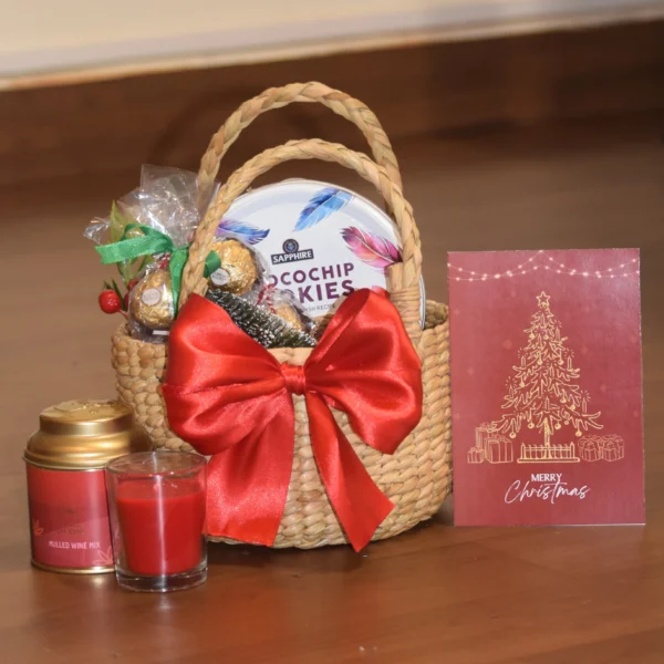 Merry Warm Hamper inside