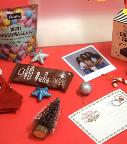 Holiday Warmth hamper inside for christmas gifting