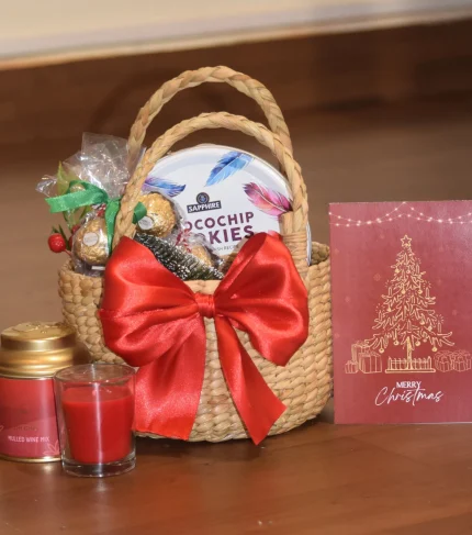 Merry Warm Hamper inside