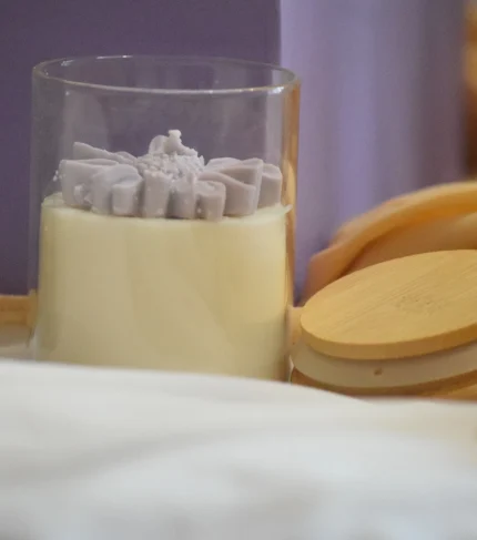 Scented Candle Wooden Lid