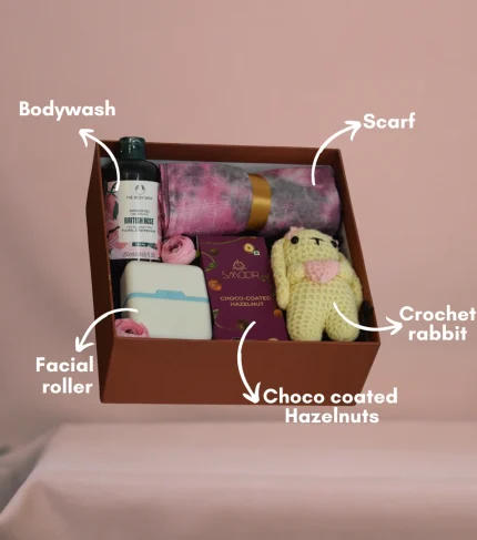 Sheer Indulgence Hamper inside